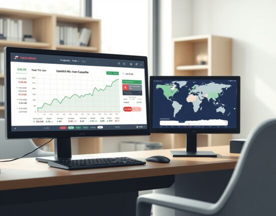 Trader's prediction market interface showing US-Iran ceasefire bet on Polymarket platform.