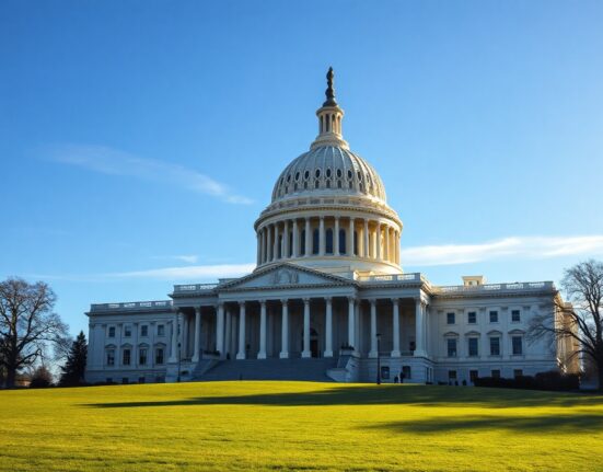 U.S. Capitol building on a clear morning, representing fiscal policy and economic data releases.