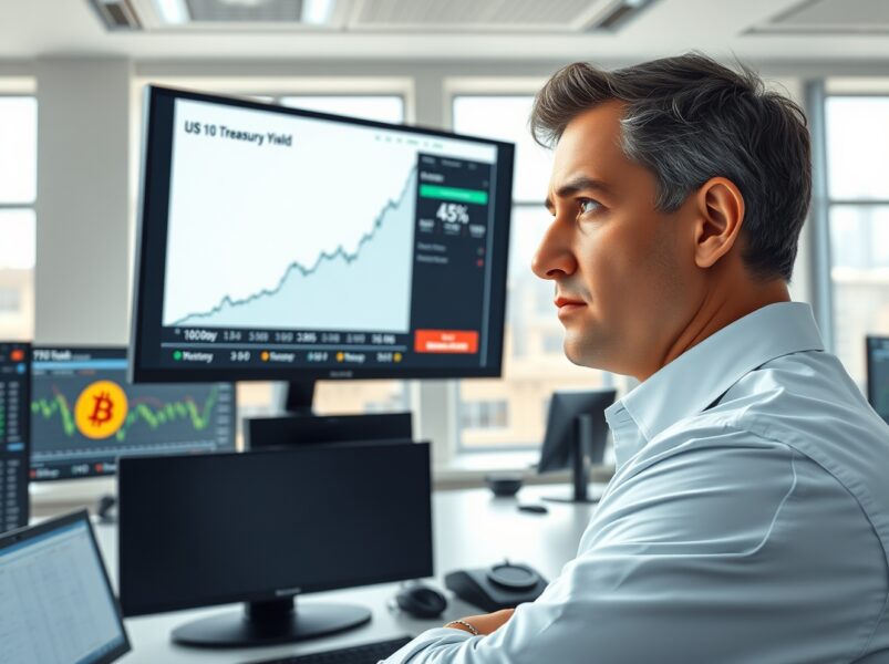 US Treasury Yields Surge: How Soaring 4.42% Rate Crushes Risk Asset Appeal