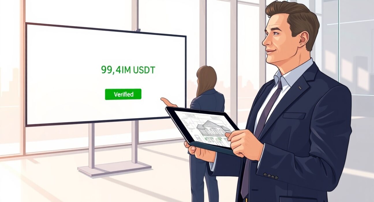 Tron verifies USDT for crypto real estate payments in a blockchain-powered property transaction campaign with RealOpen.