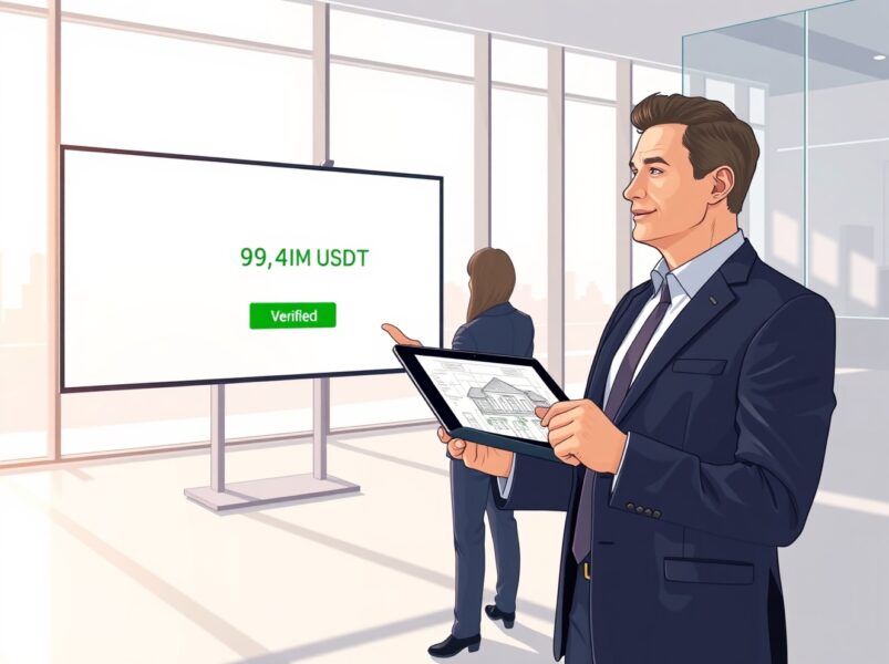 Tron verifies USDT for crypto real estate payments in a blockchain-powered property transaction campaign with RealOpen.