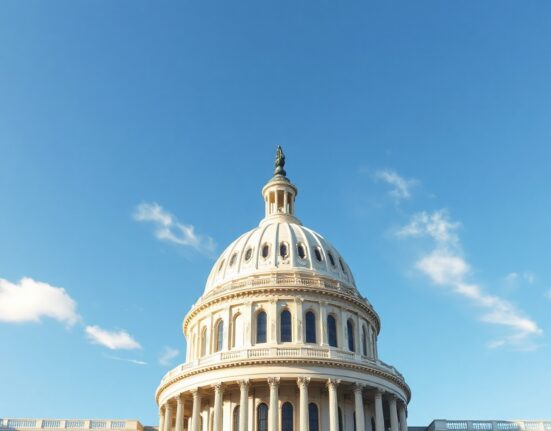 US Capitol building under a clear sky, symbolizing federal trade policy decisions.
