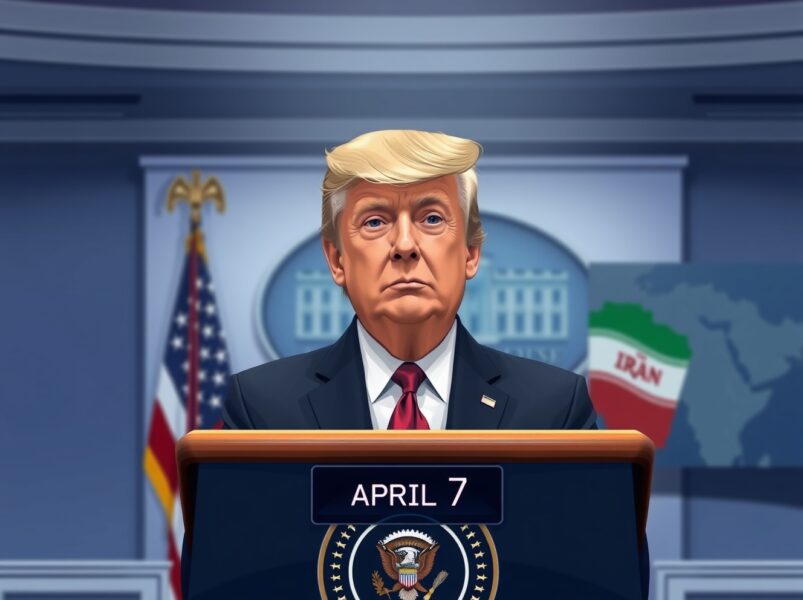 Trump’s Critical Warning: US Firm on April 7 Deadline for Decisive Iran Action