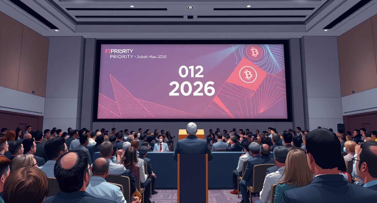 Donald Trump speaking about Bitcoin and cryptocurrency payments at FII Priority Miami 2026 global investment forum