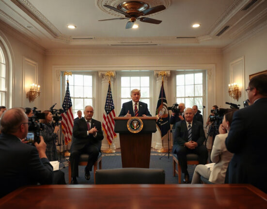 President Trump speaks at a White House technology event, urging passage of the CLARITY Act.