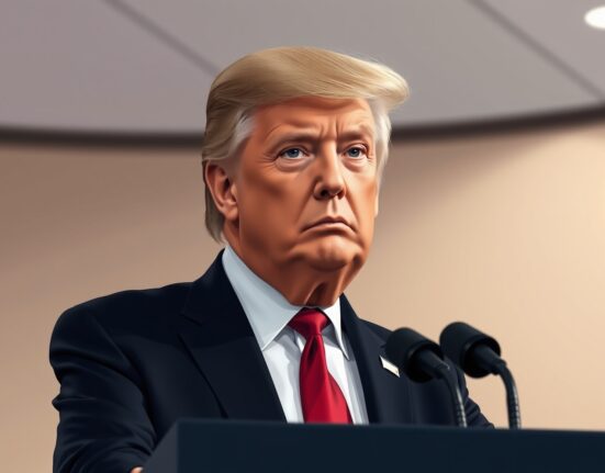 Former President Donald Trump makes a statement on cryptocurrency market volatility and regulation.