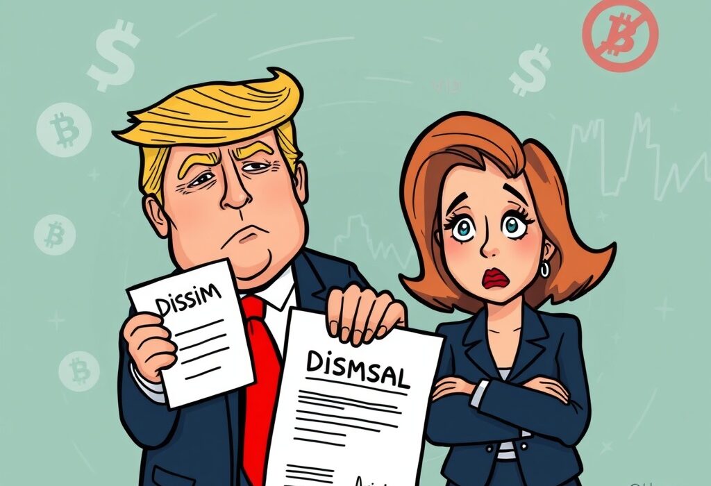 Cartoon showing Trump dismissing a Federal Reserve Governor, highlighting the potential for market uncertainty.