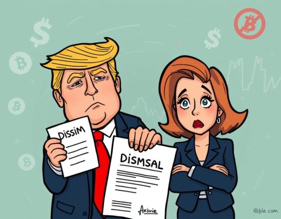 Cartoon showing Trump dismissing a Federal Reserve Governor, highlighting the potential for market uncertainty.