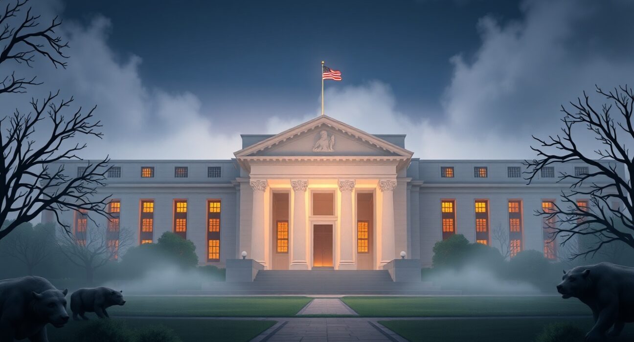 Federal Reserve interest rate policy debate with presidential pressure and economic implications