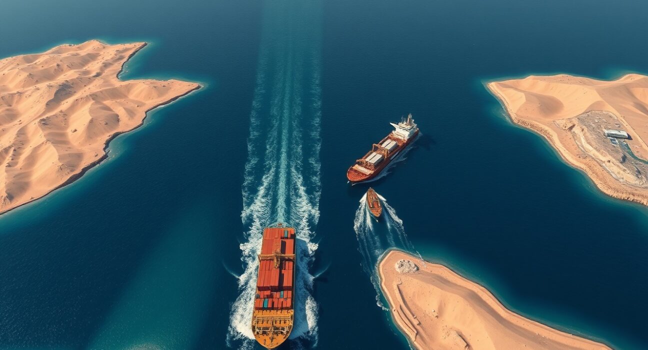 Strategic importance of the Strait of Hormuz for global oil shipping and maritime trade routes