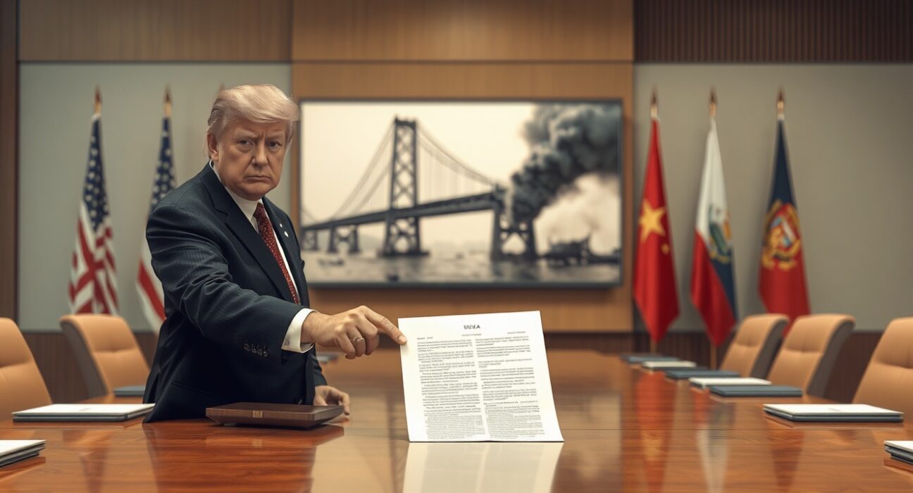 Trump pressures Iran for diplomatic deal following bridge strike video evidence