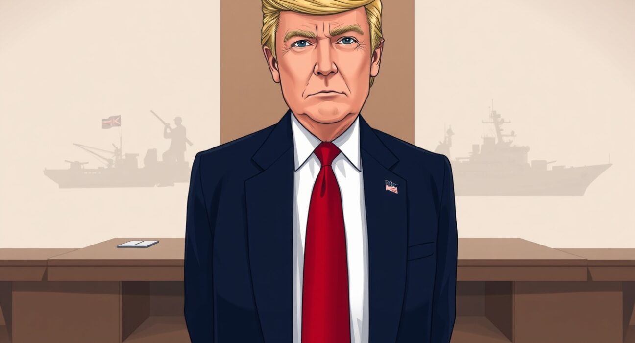 Donald Trump's strategic approach to Iran nuclear deal negotiations and military posture.