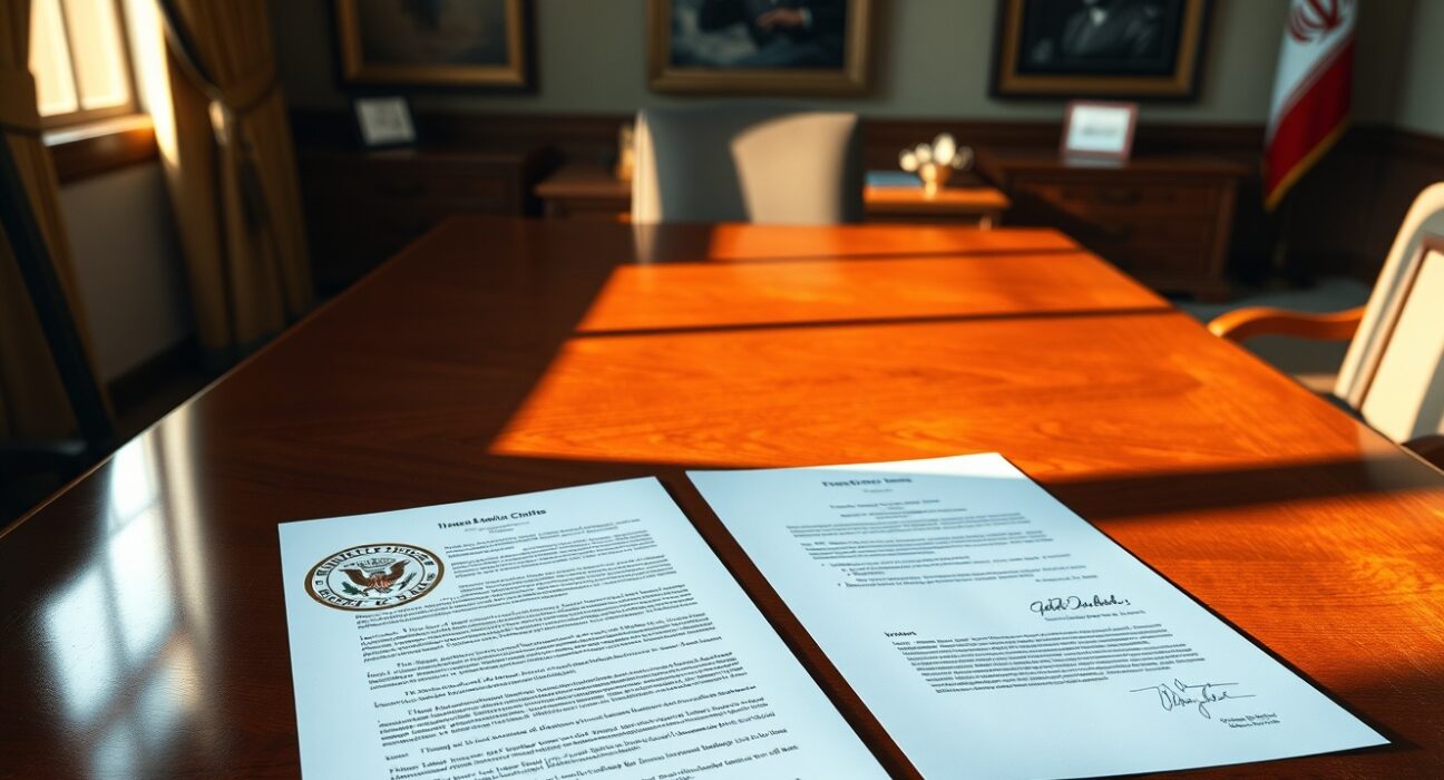 Diplomatic documents between the Trump administration and Iran regarding official proposals and communications