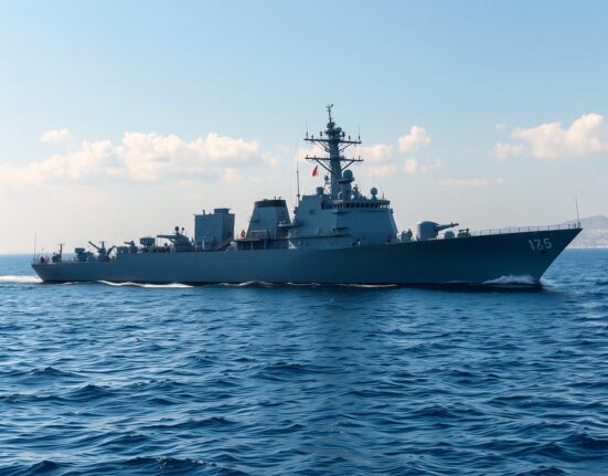 US Navy destroyer enforces Trump administration Iran blockade in Strait of Hormuz