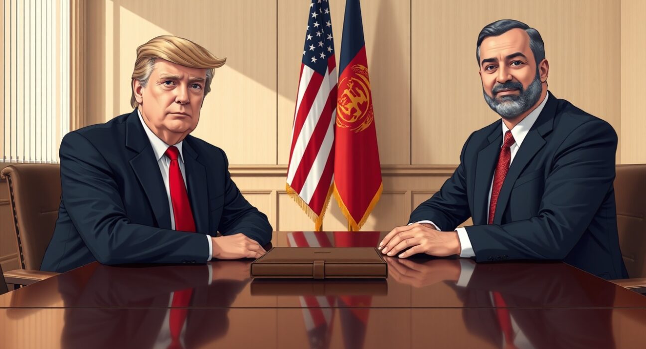 Donald Trump in diplomatic meeting about Iran negotiations with Middle Eastern counterpart