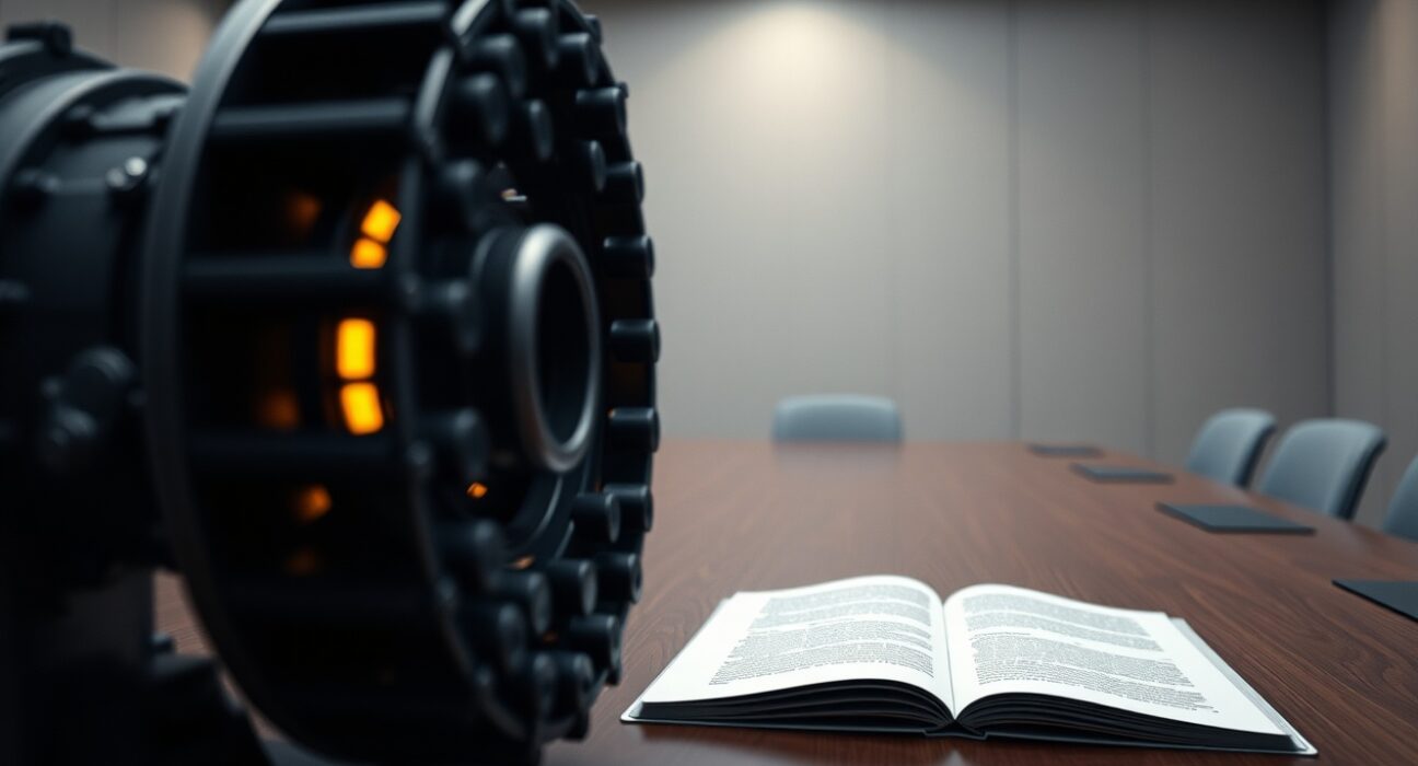 Symbolic representation of Iran's uranium enrichment and nuclear diplomacy discussions.