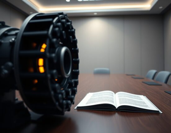 Symbolic representation of Iran's uranium enrichment and nuclear diplomacy discussions.