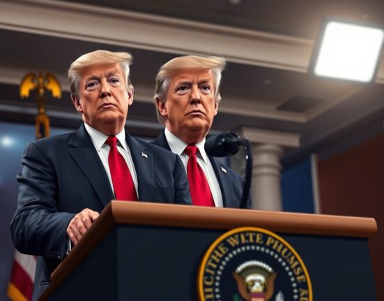 President Trump addressing Iran conflict resolution at White House press briefing