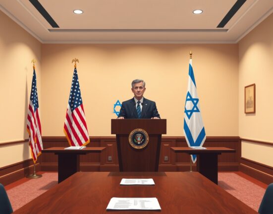 Trump announces Israel-Lebanon truce extension in a press briefing, emphasizing diplomatic efforts for Middle East peace.