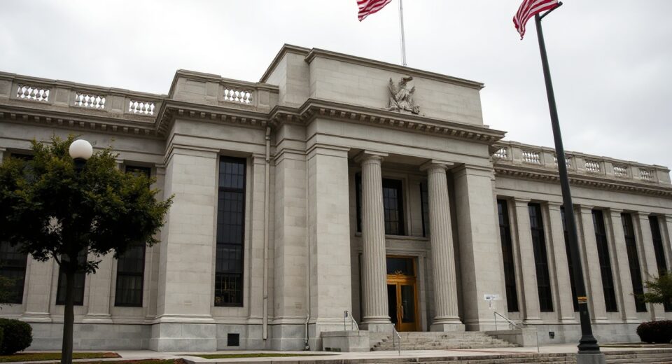 Exterior view of the Federal Reserve building in Washington, D.C.