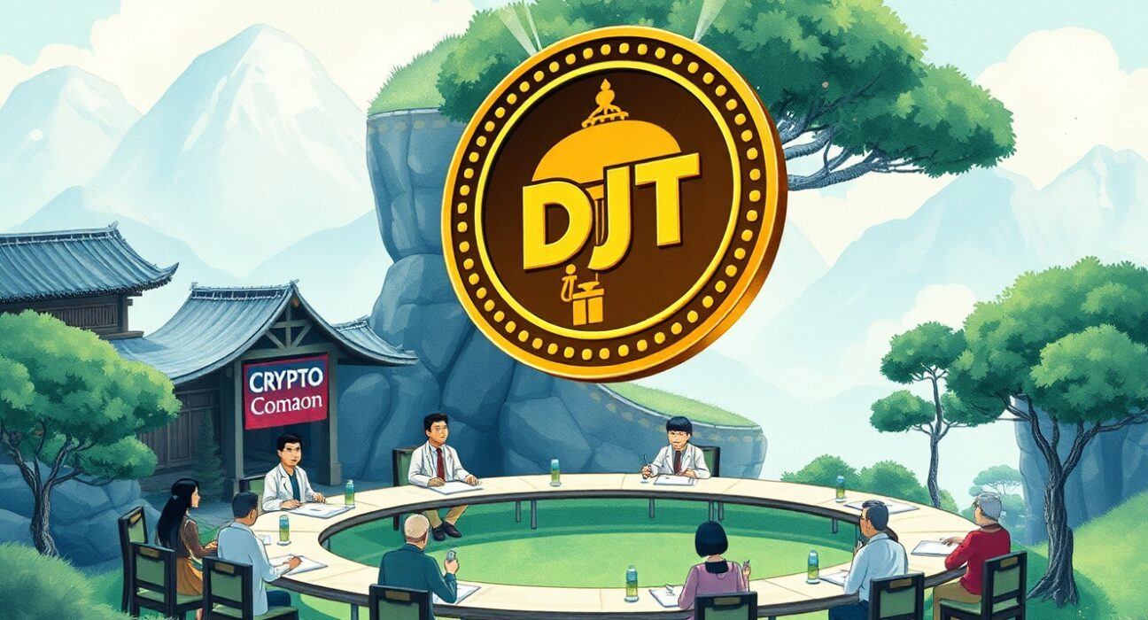 Trump Media DJT cryptocurrency token distribution to shareholders through Crypto.com partnership for platform benefits