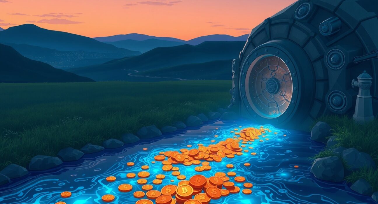 Strategic flow of TRUMP memecoin liquidity converting to USDC stablecoin for deposit to Coinbase exchange.