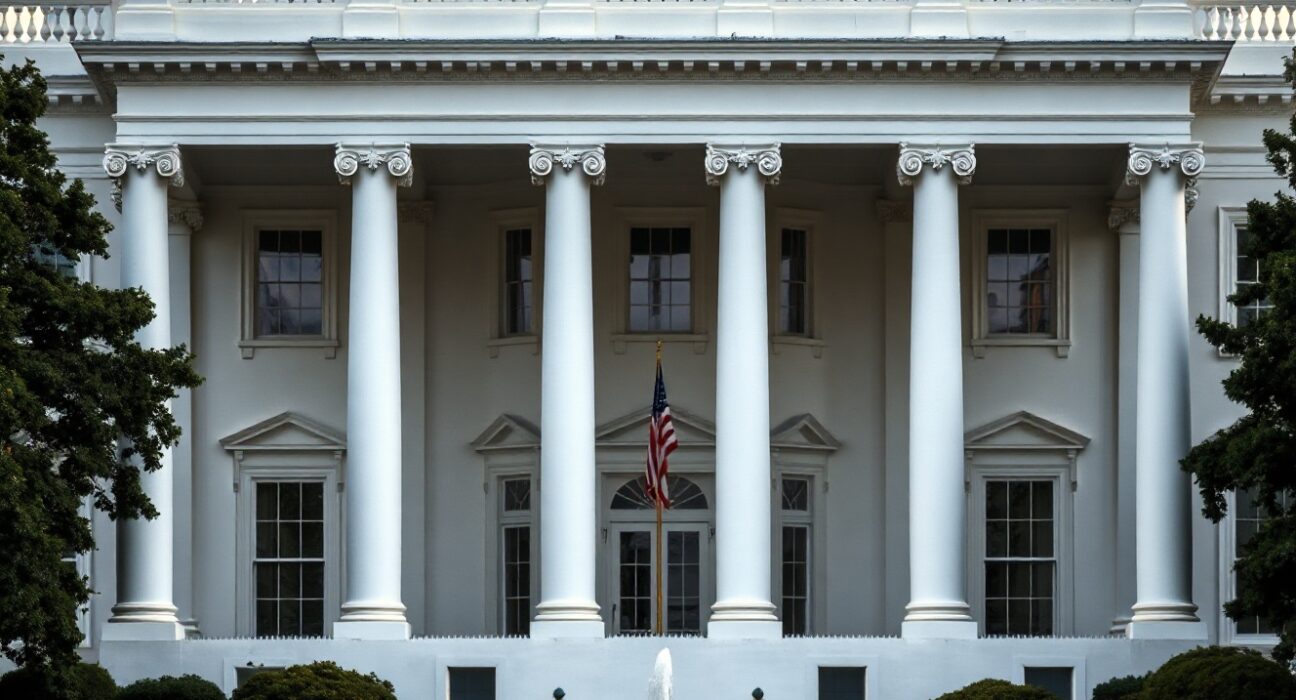 The White House in Washington, D.C., where President Trump is expected to announce new tariffs.