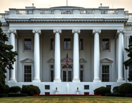 The White House in Washington, D.C., where President Trump is expected to announce new tariffs.