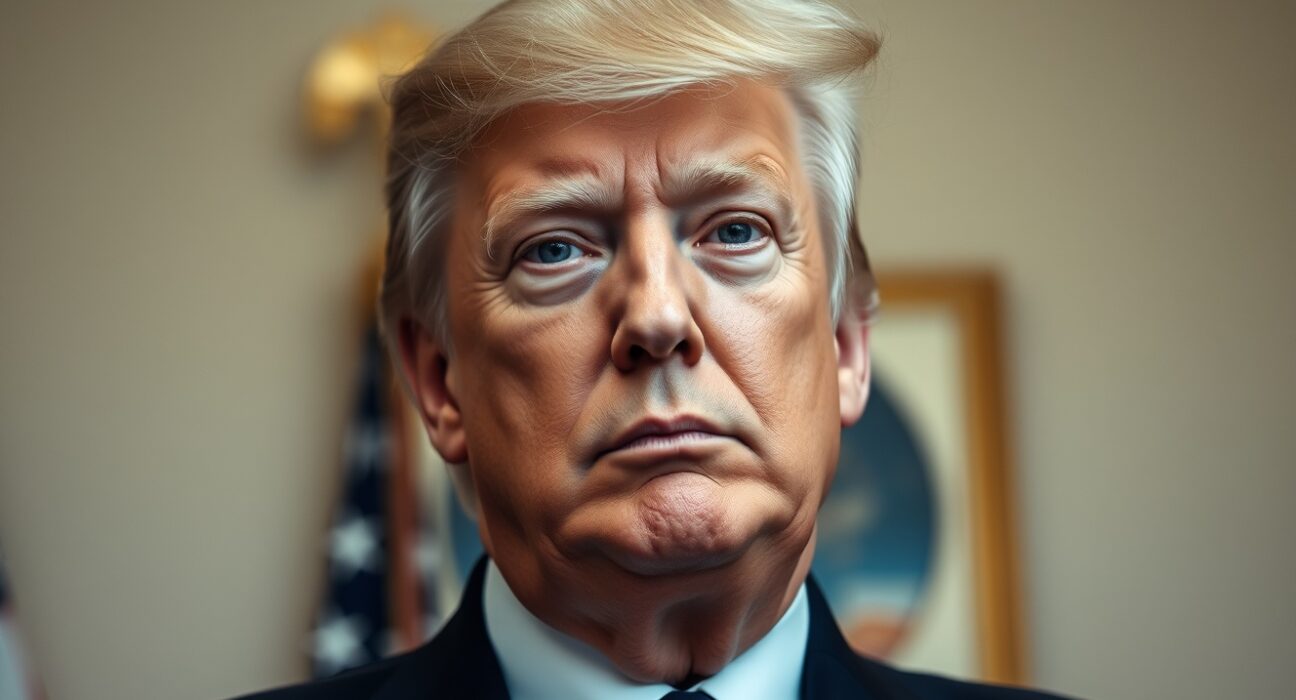 President Donald Trump announcing his opposition to extending the ceasefire.