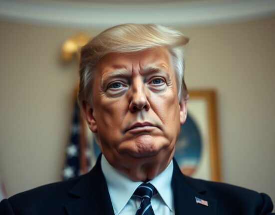 President Donald Trump announcing his opposition to extending the ceasefire.