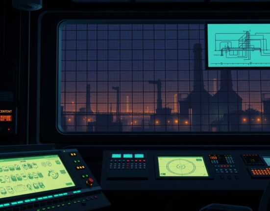 Control room inside an Iranian power plant following the postponed US military strikes decision.