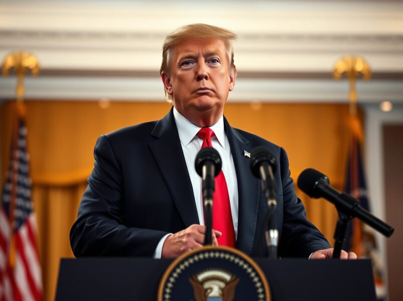 Trump Speech Imminent: Breaking News Alert on Presidential Address