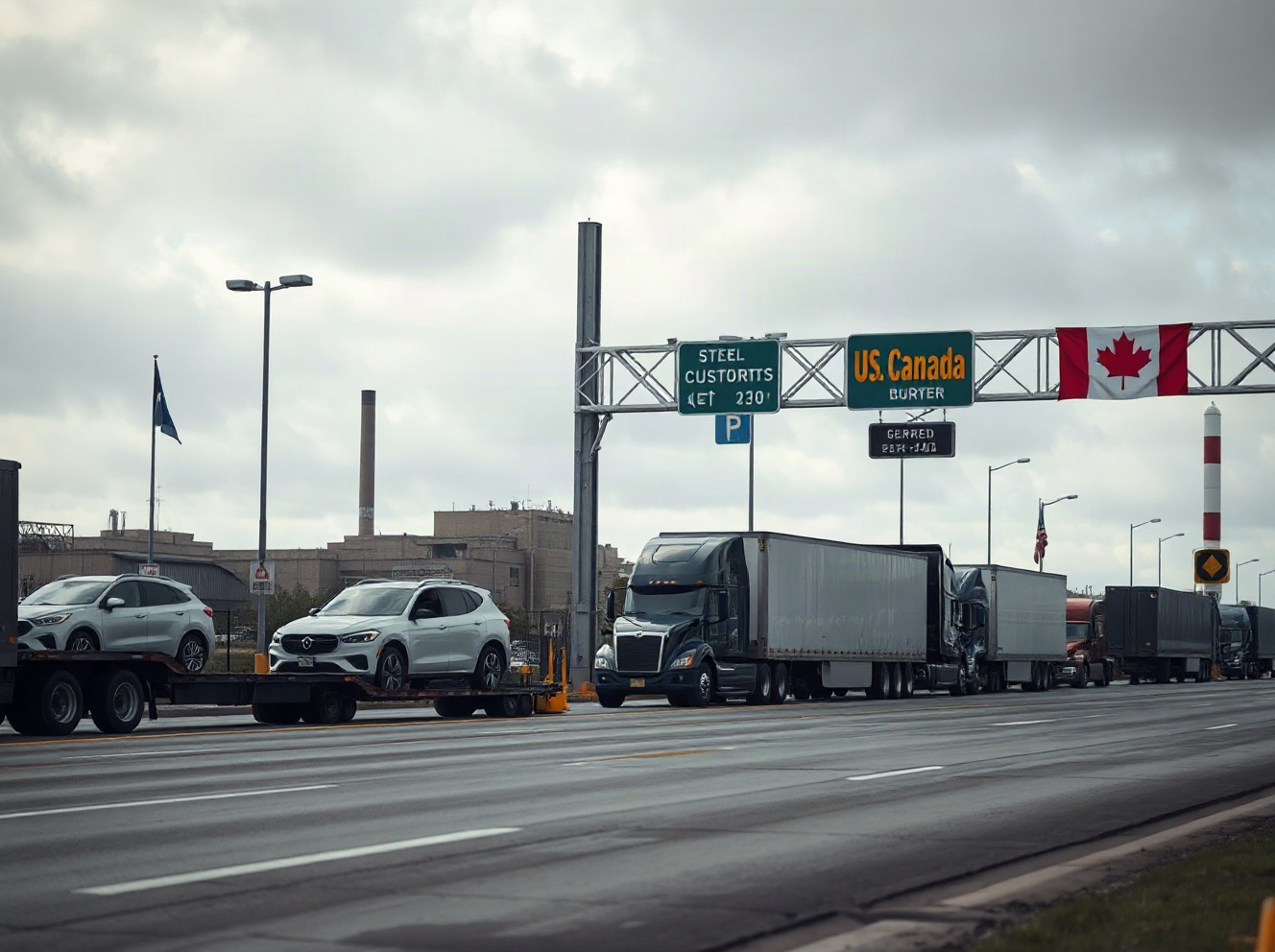 Trump Imposes Tariffs on Canadian Autos, Trucks, and Steel, Escalating Trade Dispute