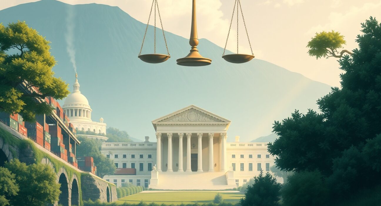 Trump tariffs Supreme Court constitutional conflict over presidential trade authority and alternative measures