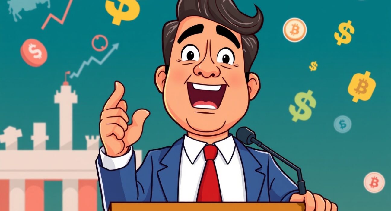 Trump delivering major US economy address with cryptocurrency market implications