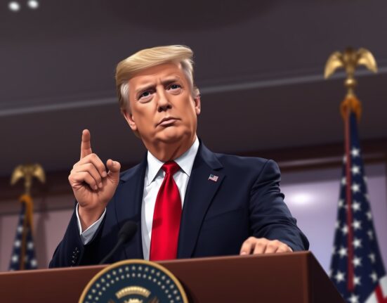 President Trump announcing US will not deploy troops to Iran during press conference