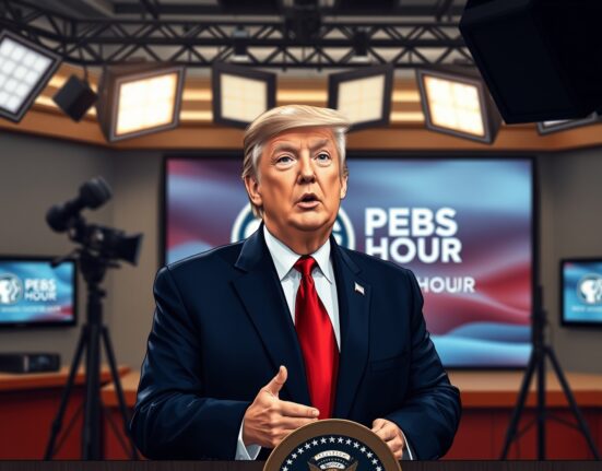 President Trump issues ceasefire warning during PBS interview about potential bombing resumption.