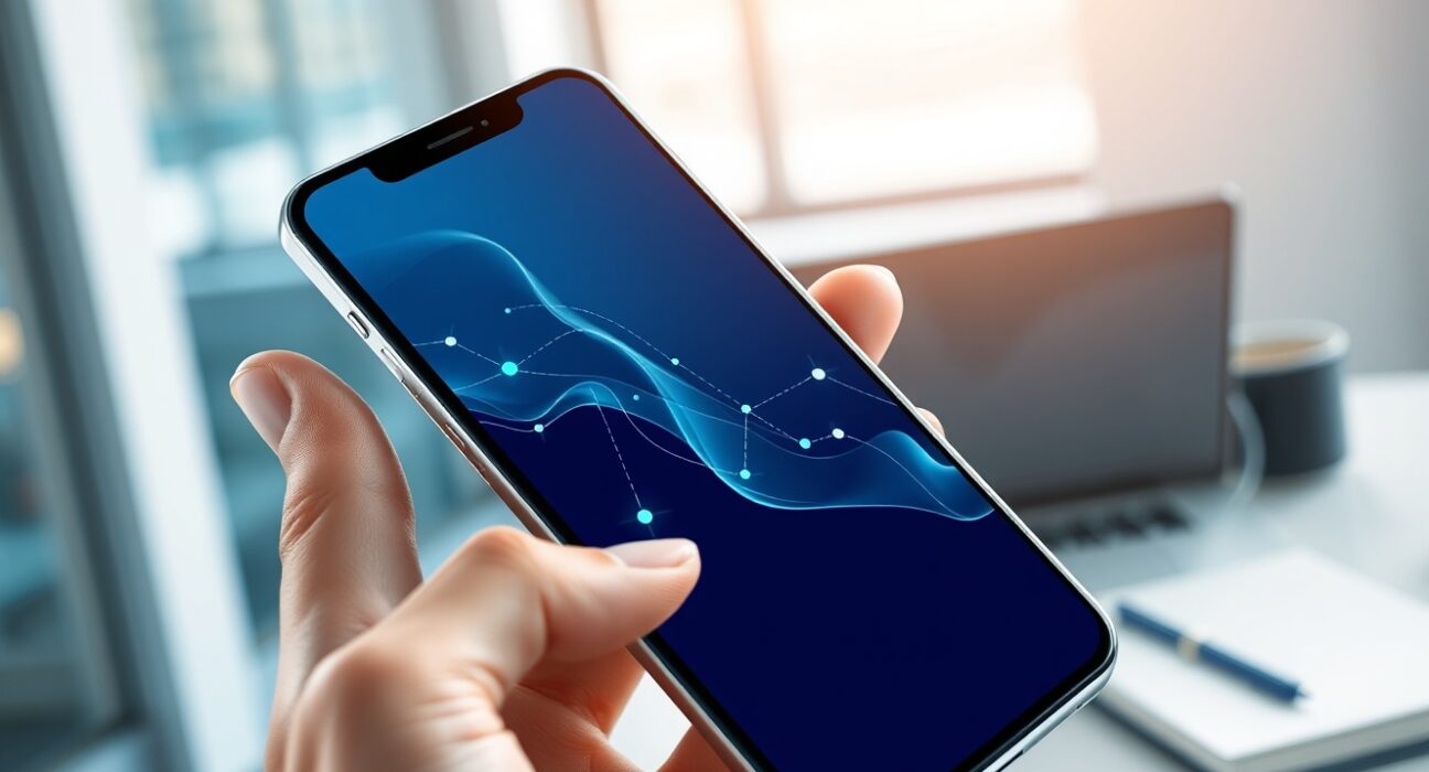 Trust Wallet AI agents analyzing cryptocurrency trading data across multiple blockchain networks on a smartphone interface.