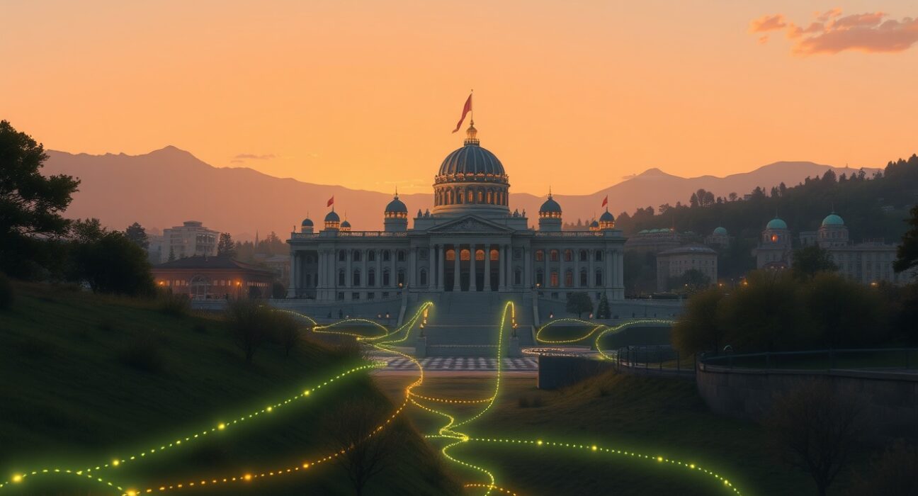 Illustration representing Turkey's new cryptocurrency tax legislation and its impact on digital finance.