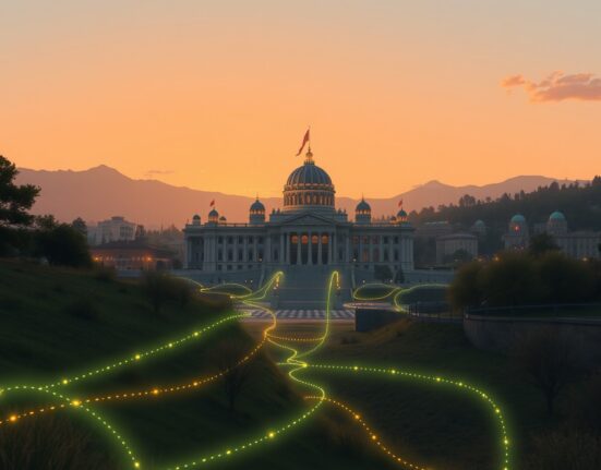 Illustration representing Turkey's new cryptocurrency tax legislation and its impact on digital finance.