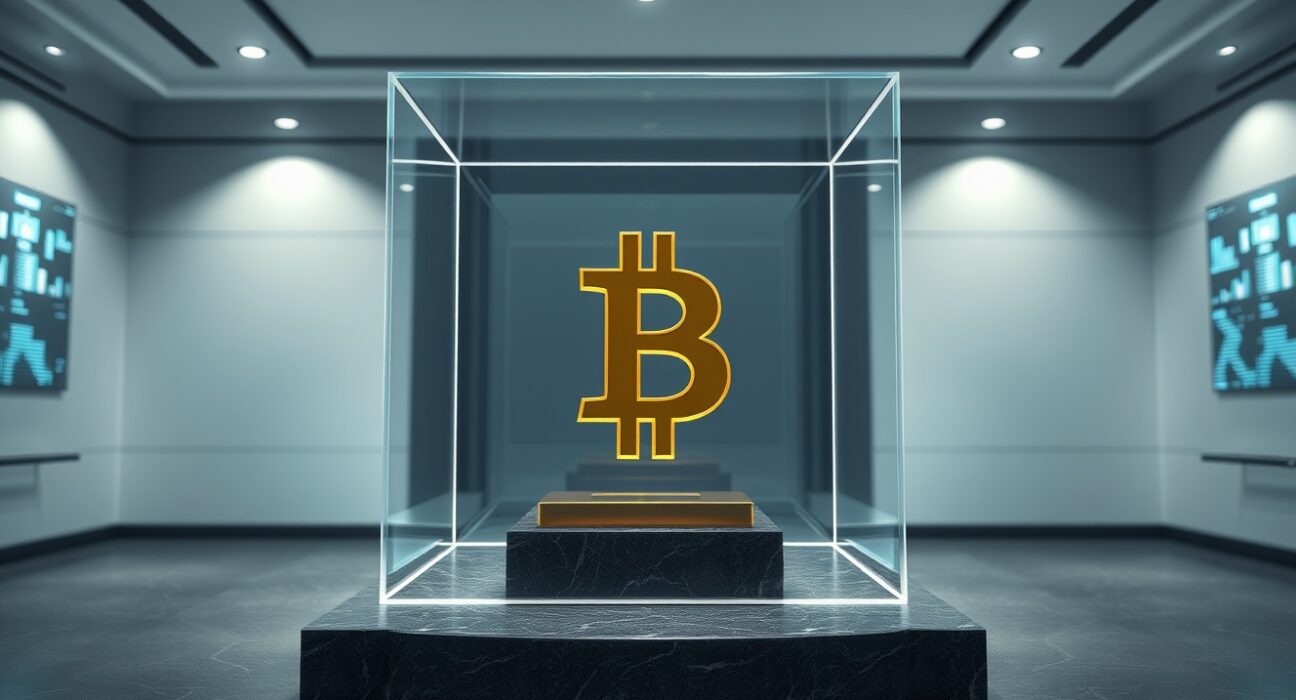 Twenty One Capital corporate Bitcoin investment and secure digital asset storage concept.