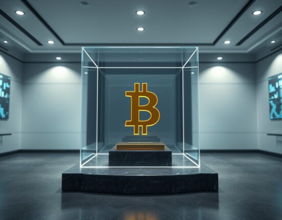 Twenty One Capital corporate Bitcoin investment and secure digital asset storage concept.