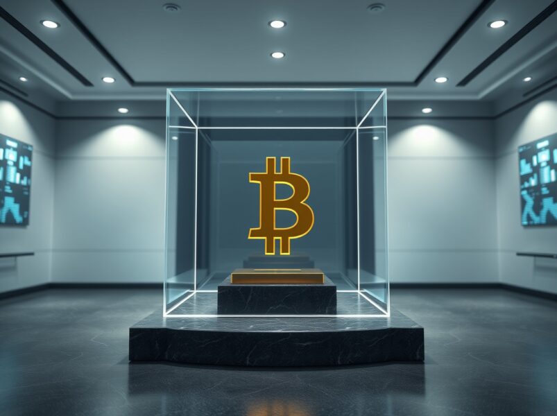 Twenty One Capital corporate Bitcoin investment and secure digital asset storage concept.