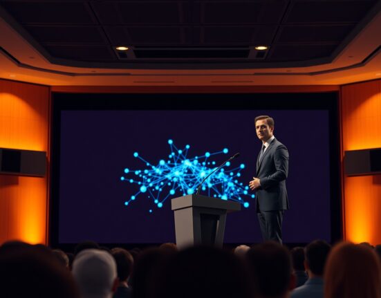 Uber CTO Praveen Neppalli Naga speaking on stage at StrictlyVC SF event in San Francisco