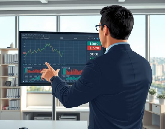 UBS analyst examines Swiss franc exchange rate charts predicting currency weakness fading.