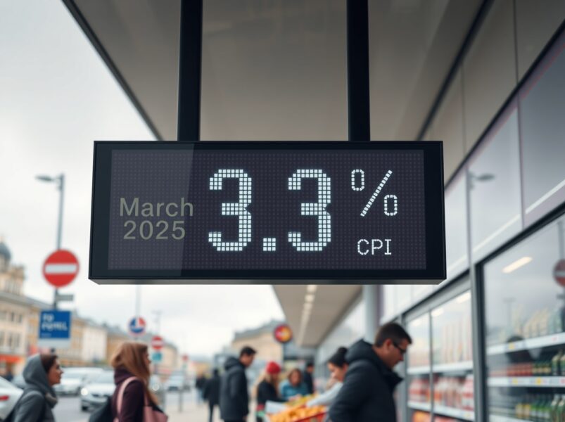 UK CPI Inflation Jumps to 3.3%: Critical Pressure Mounts on Bank of England