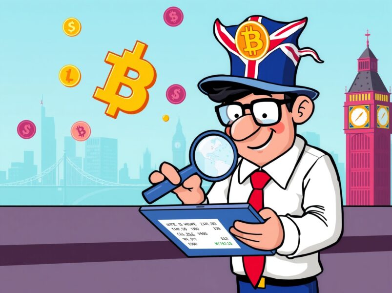 UK crypto exchanges regulatory compliance illustration showing transaction monitoring