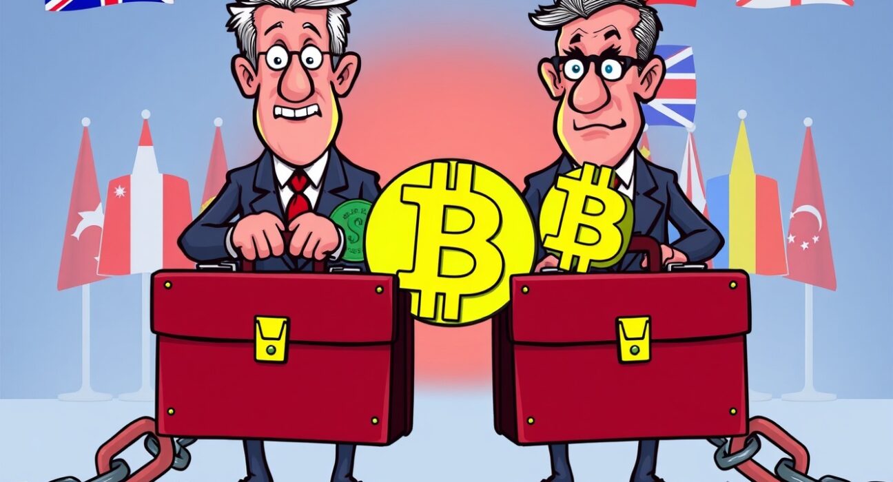 UK authorities enforcing cryptocurrency sanctions against Russia with seized digital assets and cash