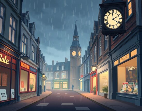 Analysis of UK economic slowdown showing weaker PMI data and retail sales figures in 2025