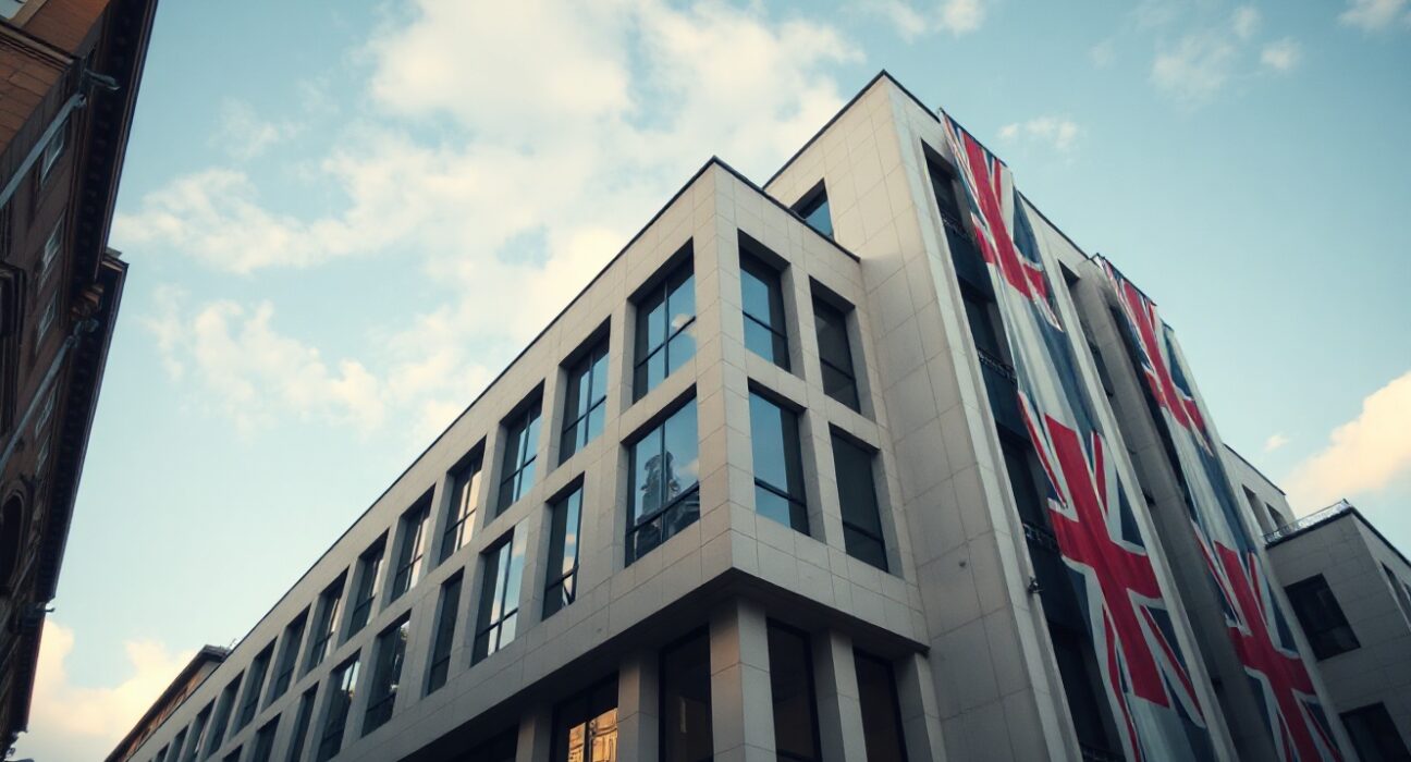 UK Financial Conduct Authority building in London during daytime